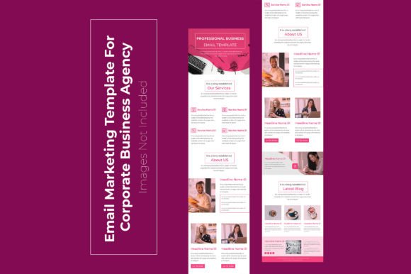 Colorful Mailchimp Email Newsletter Template for All Businesses