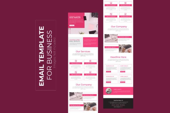 Colorful Email Newsletter Template for Marketing Success