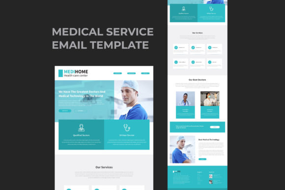 Medical Services Email Template - Responsive Design for Healthcare and Medical Clinics