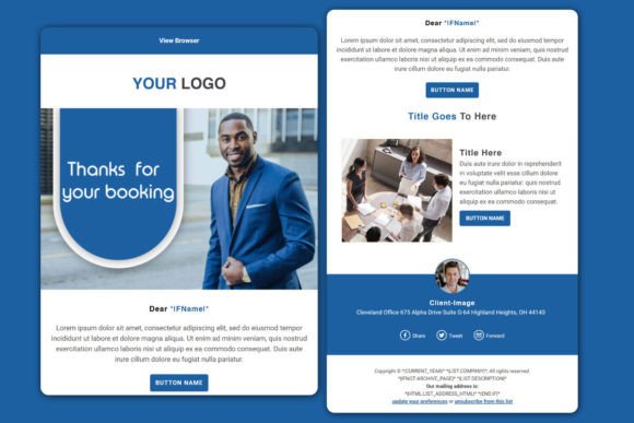 Premium Thank You Email Template for Mailchimp