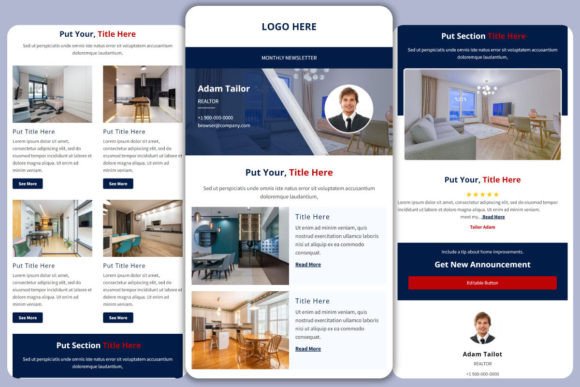Customizable Solar Panel Email Template for Real Estate Newsletters