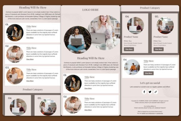 Premium Solar Panel Email Template for Mailchimp