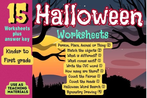 Engaging Halloween Activity Worksheets for Young Learners