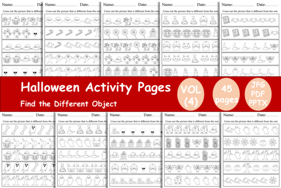 Halloween Puzzles and Activities for Kids and Adults