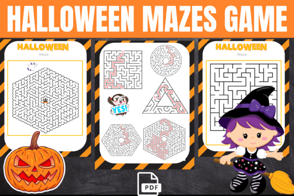 Printable Halloween Maze Adventure for Kids