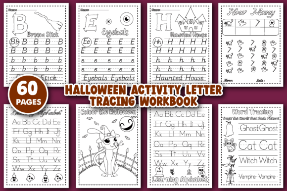 Halloween Activity Workbook for Kids Volume 2