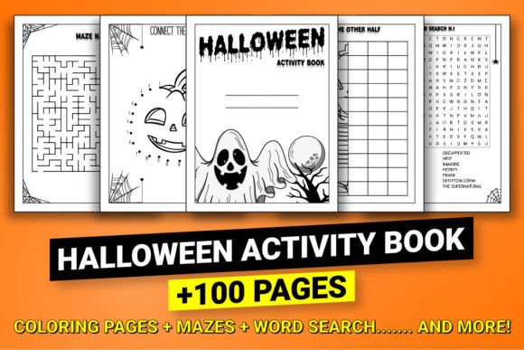 Ultimate Halloween Activity and Coloring Book for Kids