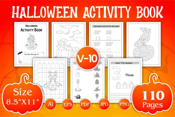 Ultimate Halloween Activity Book for Kids Vol-10