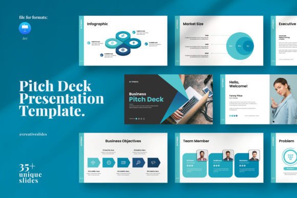 Professional Pitch Deck Keynote Template – Clean, Editable, and Easy-to-Use