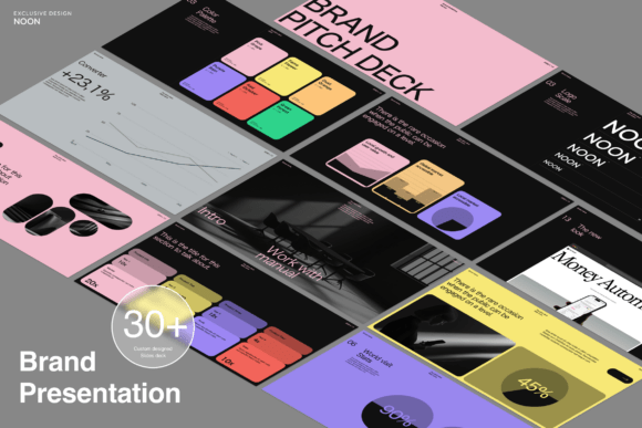 Sleek Modern Brand Presentation Template for Startups and Entrepreneurs