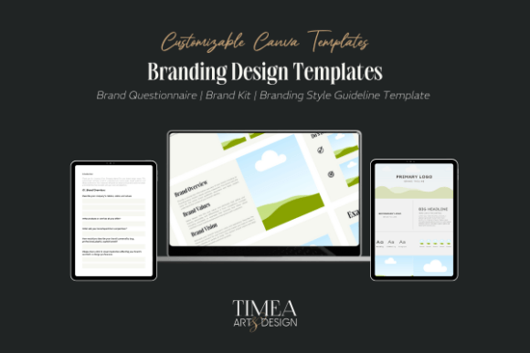 Premium Canva Branding Guideline and Brand Book Template for Designers