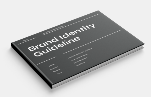 Minimalist Brand Guidelines Template Kit for Designers