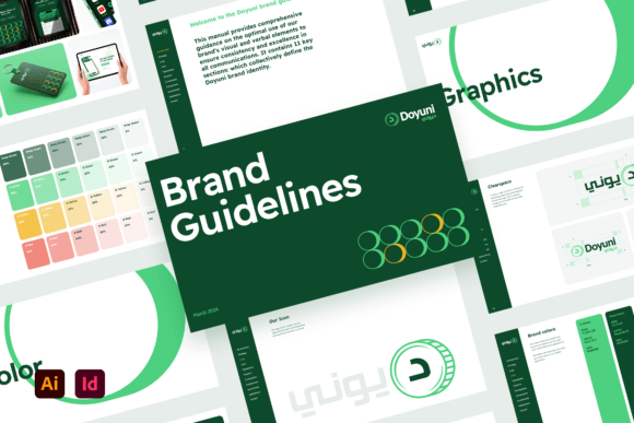 Professional App Brand Guidelines Template – 70 Pages, Editable & Presentation-Ready