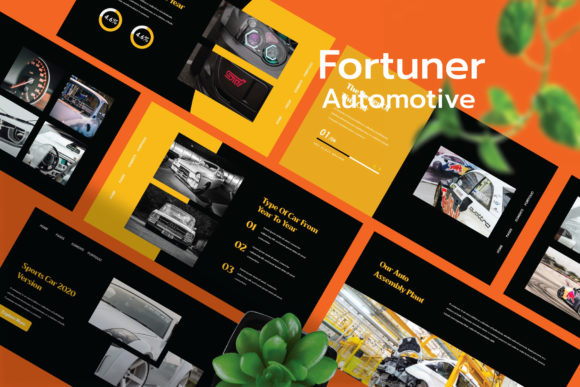 Fortuner Quil Google Slides Template – Creative, Professional & Minimalist Design