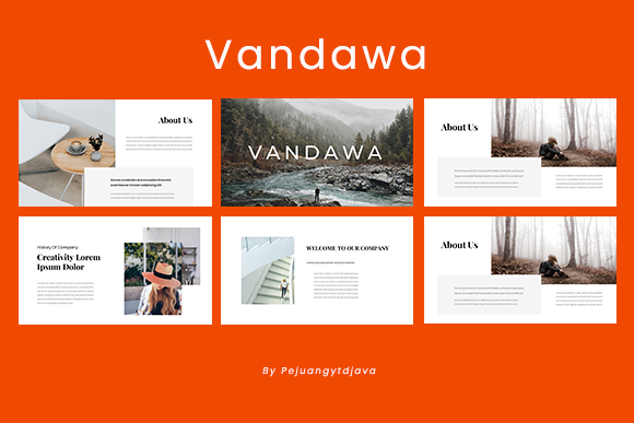 Vandawa Creative Business Google Slides Template – Modern, Editable, 36 Unique Slides
