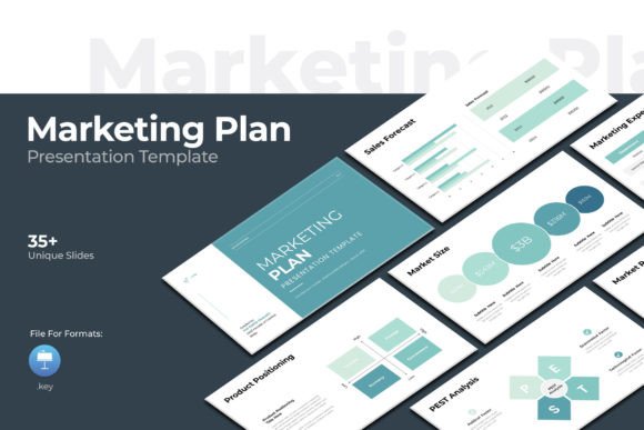 Marketing Plan Keynote Presentation Template – Easy, Editable, and Professional