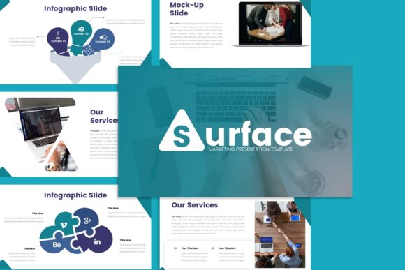 Surface Marketing Presentation Template – Versatile Editable Slides for Business and Creative Use