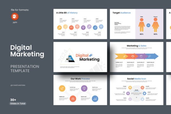 Professional Digital Marketing Presentation Template