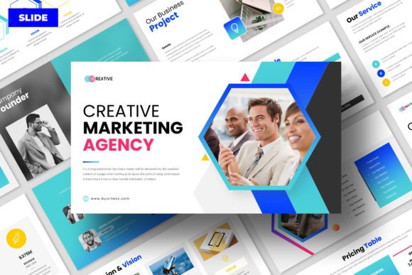 Creative Marketing Agency Presentation Template – Professional, Customizable, and Feature-Rich