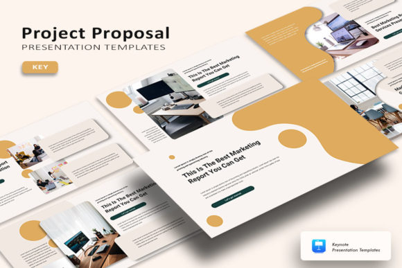 Modern Marketing Report Keynote Template