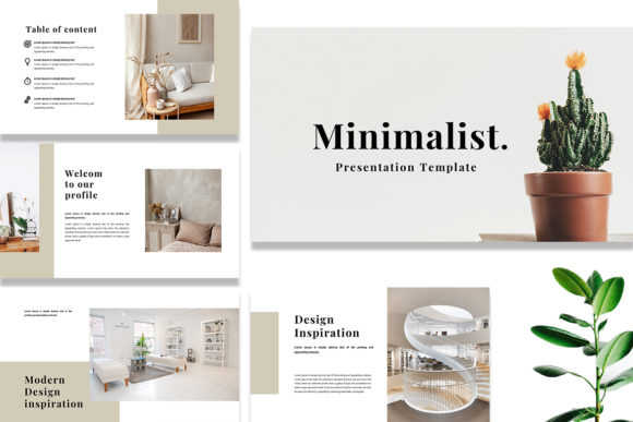 Minimalist Keynote Presentation Template