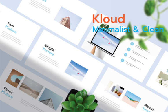 Kloud Minimalist Google Slides Template for Creative and Professional Presentations