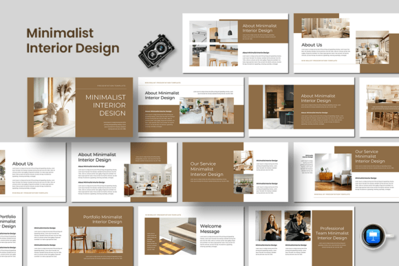 Minimalist Interior Design Keynote Template