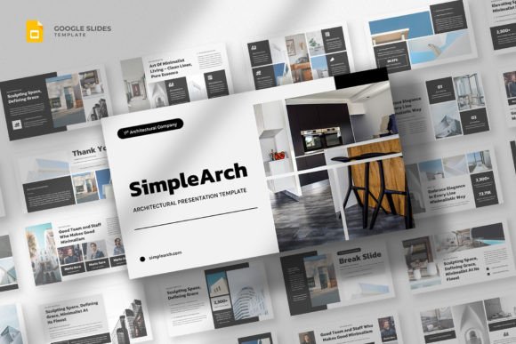 Simplearch Minimalist Architecture Presentation Template