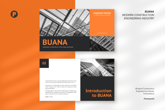 Buana Modern Construction Engineering Presentation Template