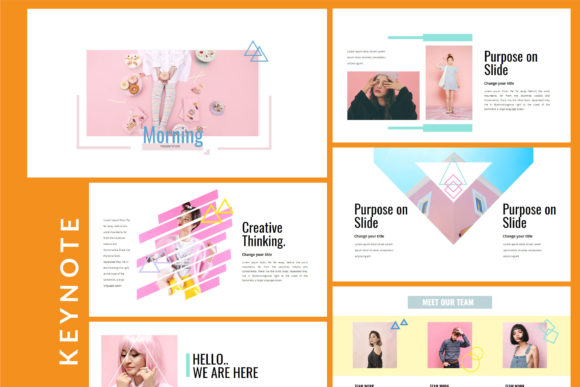 Morning Creative Keynote Template – Professional Modern Presentation Slides