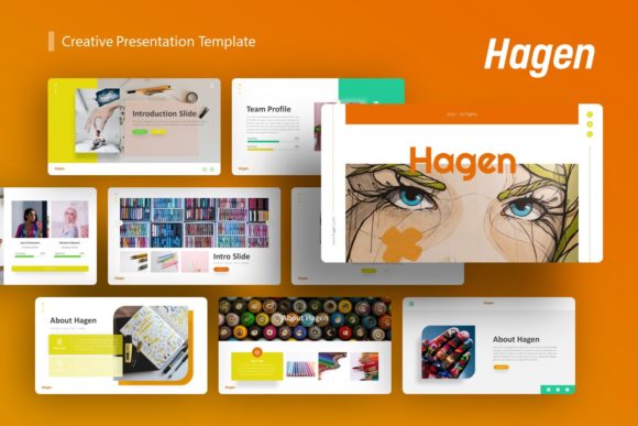 Hagen Creative Presentation Template – Versatile, Editable, and Pixel-Perfect Slides
