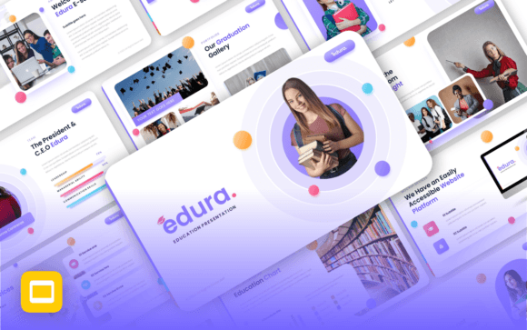 Edura Creative Education Google Slides Template – Versatile 36-Slide Presentation Kit