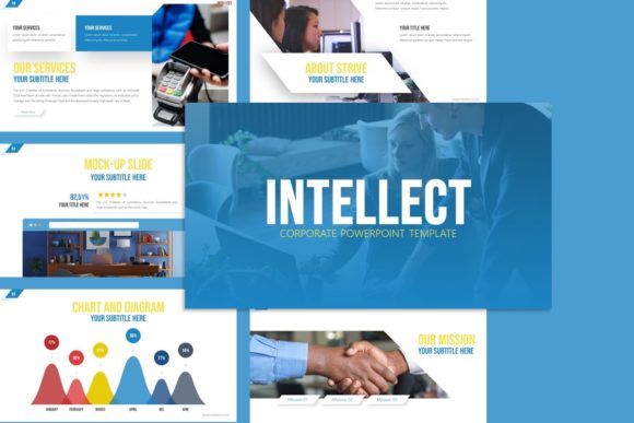 Intellect Corporate Presentation Template - Versatile & Customizable Slides