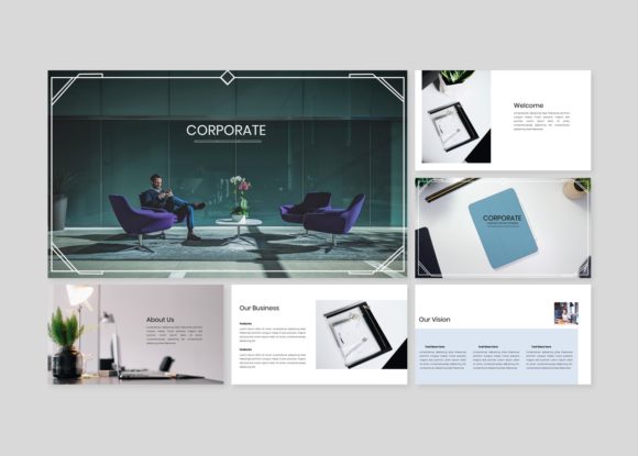 Corporate Planner Creative PowerPoint Template – Fully Editable Business Presentation