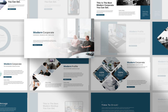 Modern Corporate PowerPoint Template – Editable & Ready to Use