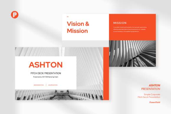 Ashton Corporate Pitch Deck – Clean, Modern, and Professional Presentation Template
