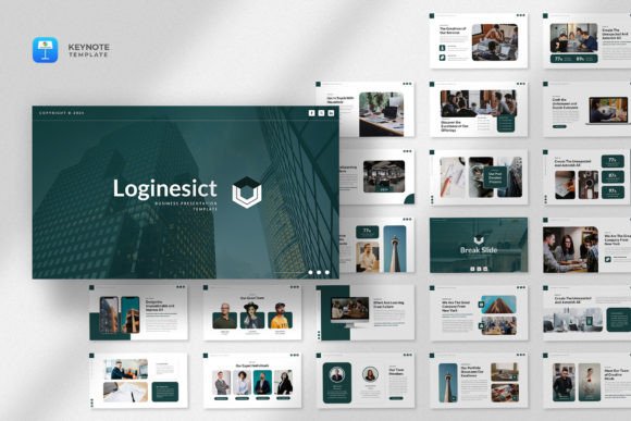 Loginesict Corporate Business Presentation Template