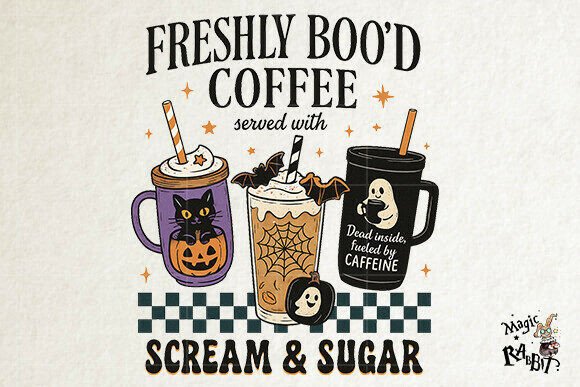 Halloween Brew Sublimation Design