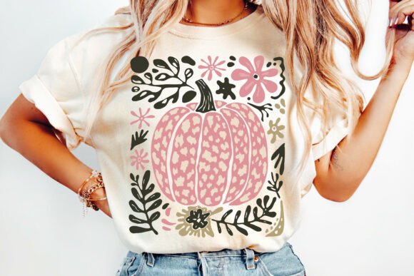 Boho Leopard Pumpkin Design