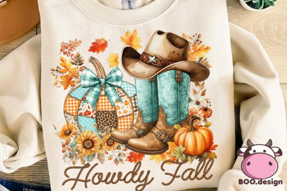 Autumn Western Charm PNG Design