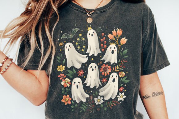 Spooky Ghost Pumpkin PNG File