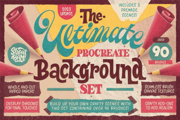 Procreate Crafty Scene Creator Set