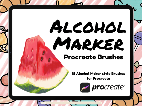 Procreate Alcohol Marker Brush Set