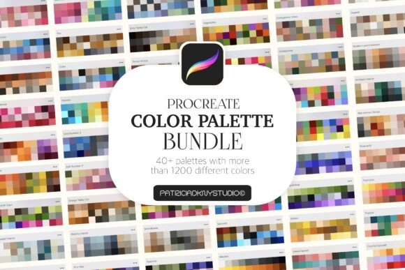 Procreate 1200 Color Palette Collection