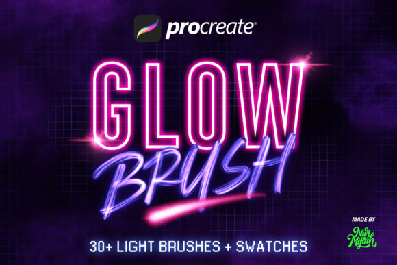 Procreate Glow Brush Collection