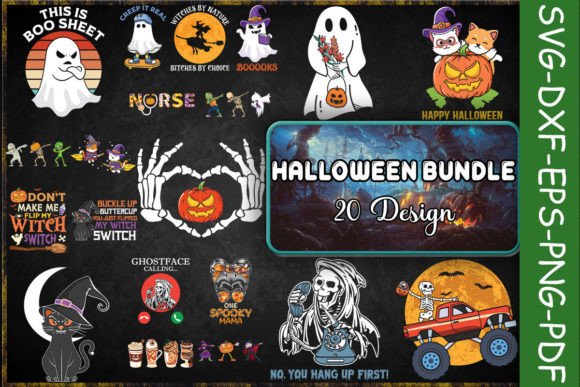 Spooky Fun Halloween Designs Bundle