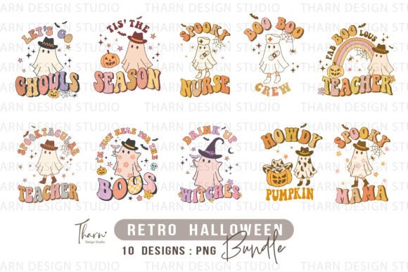 Retro Halloween Sublimation Pack