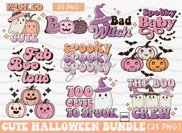 Halloween PNG Sublimation Bundle