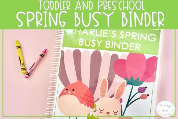 Spring Activity Binder for Toddlers