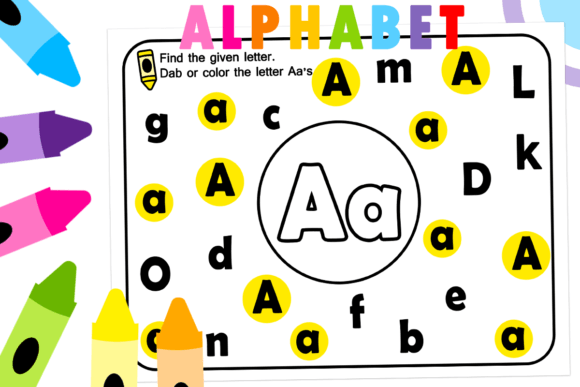 Alphabet Recognition Worksheets for Kids